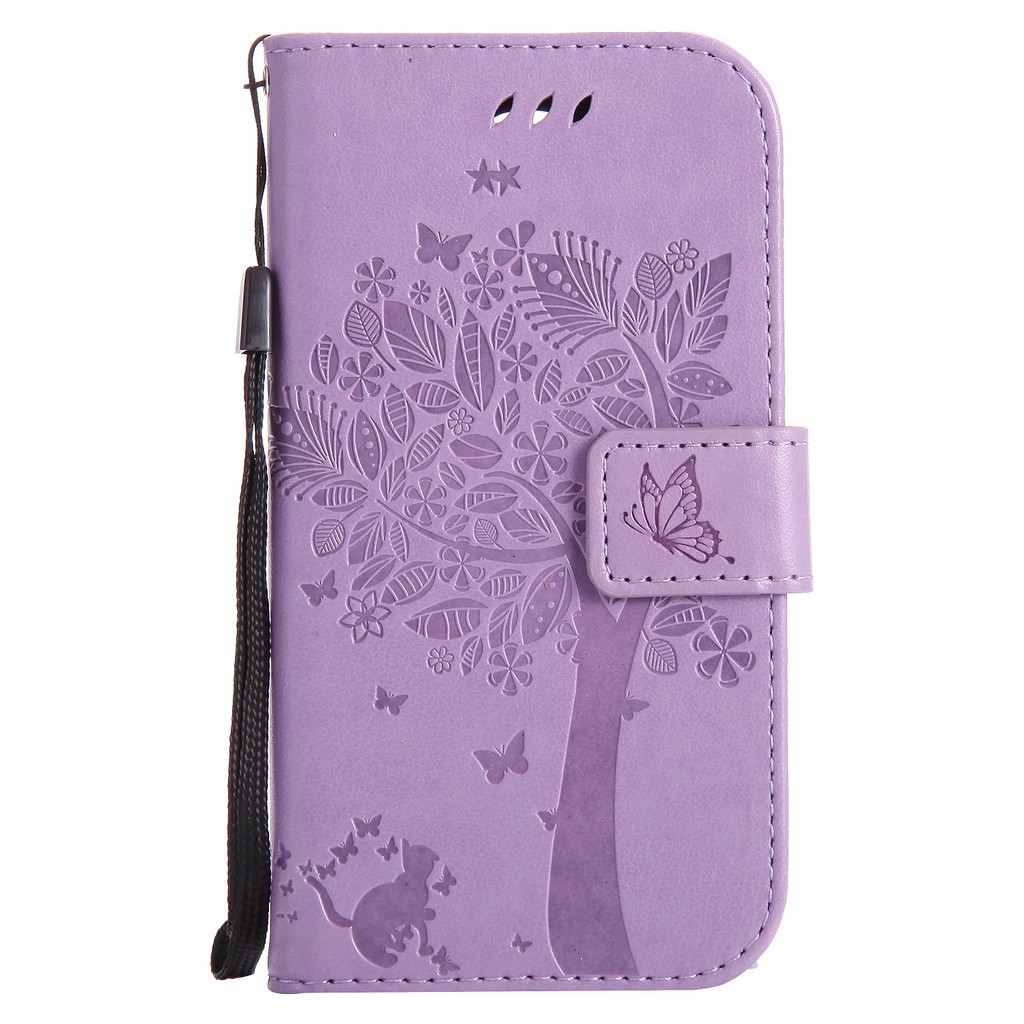 Bao da điện thoại in hình dập nổi có ngăn đựng thẻ cho Samsung Galaxy S4/S4 Mini | BigBuy360 - bigbuy360.vn