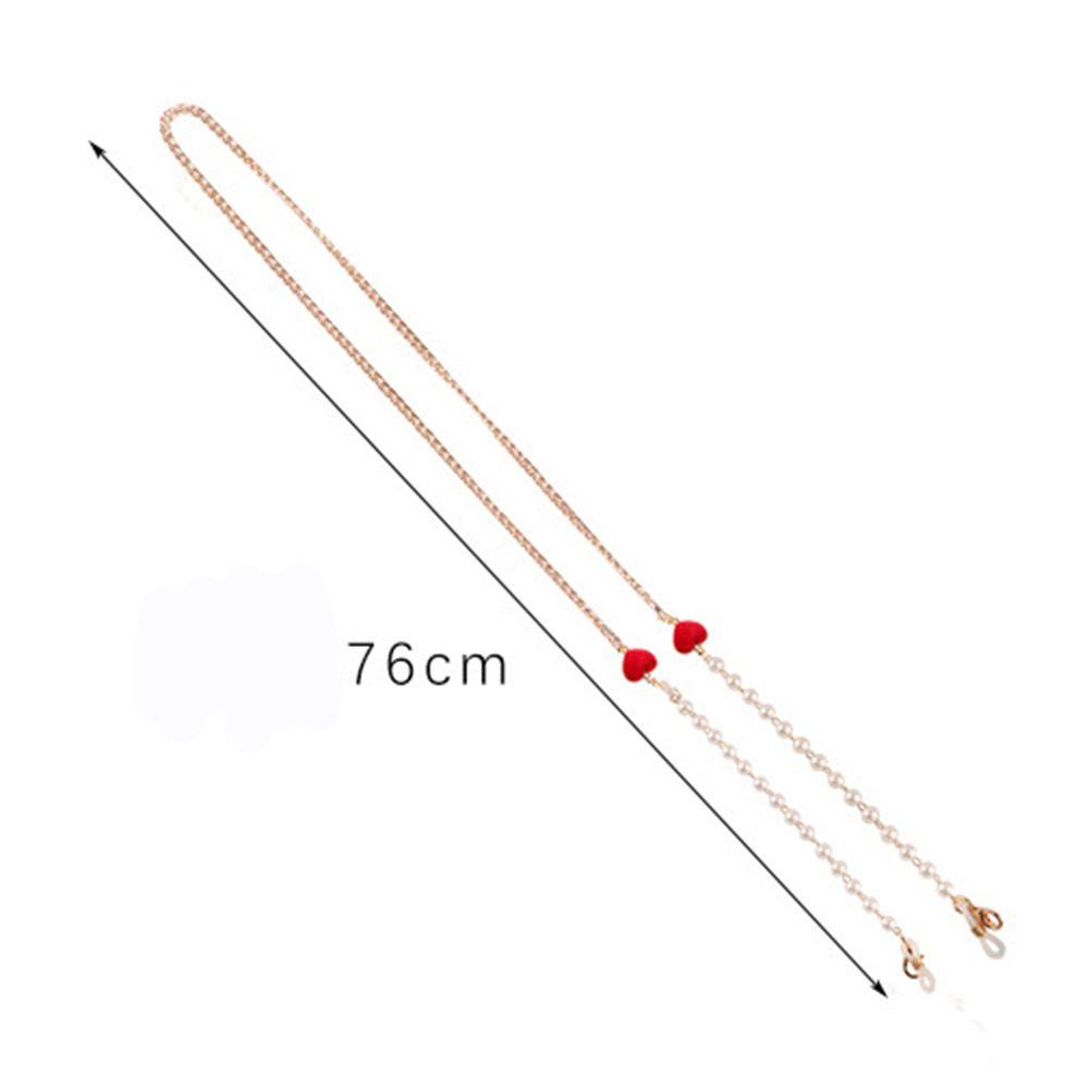 ESPO Dây Giữ Mắt Kính Hình Trái Tim Bằng Nhung Chống Thất Lạc Thời Trang Cổ Điển