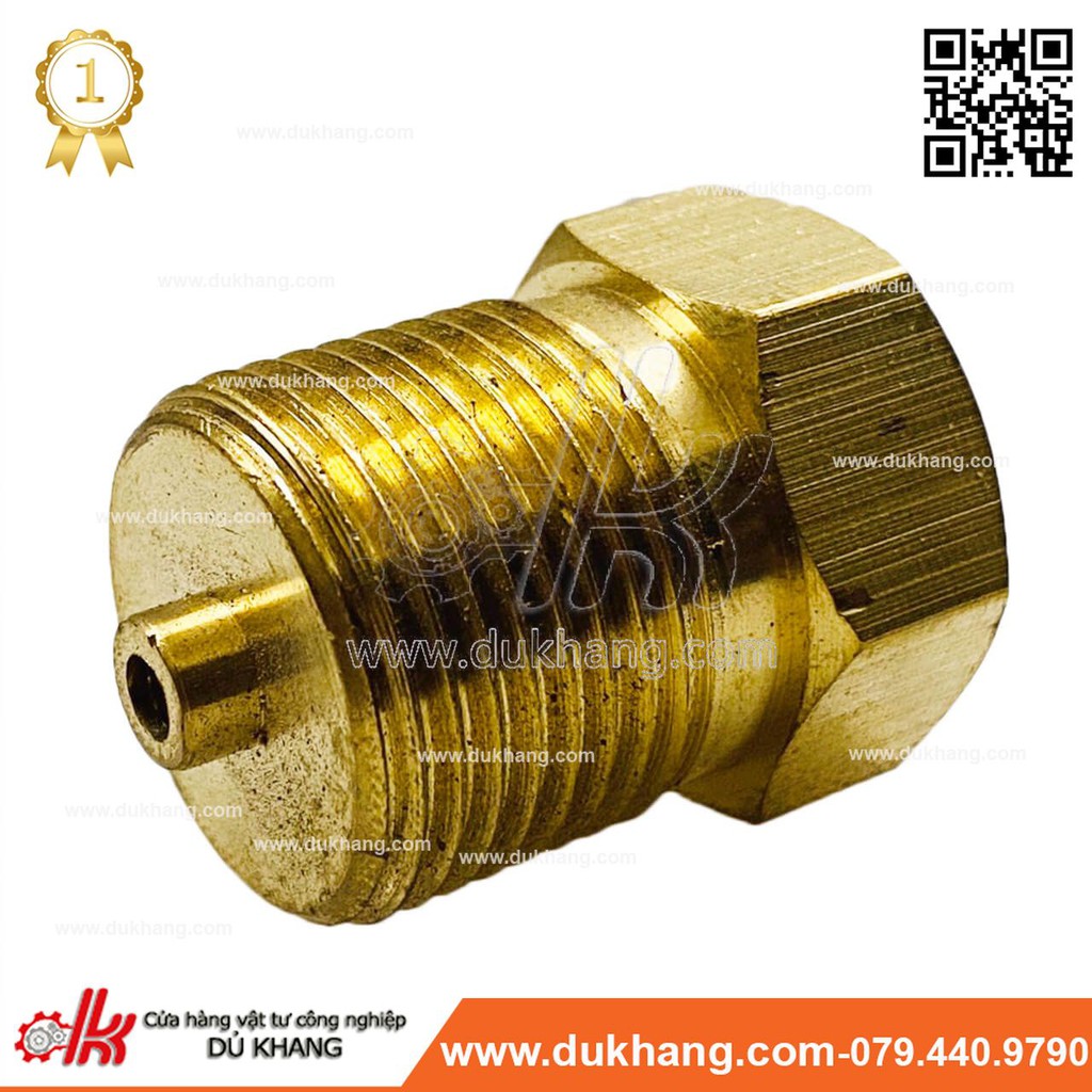 Cà rá đồng ren trong ren ngoài U - Phụ kiện đồng