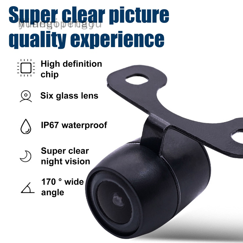 Camera Lùi Xe 170 Hd Tầm Nhìn Ban Đêm Chất Lượng Cao