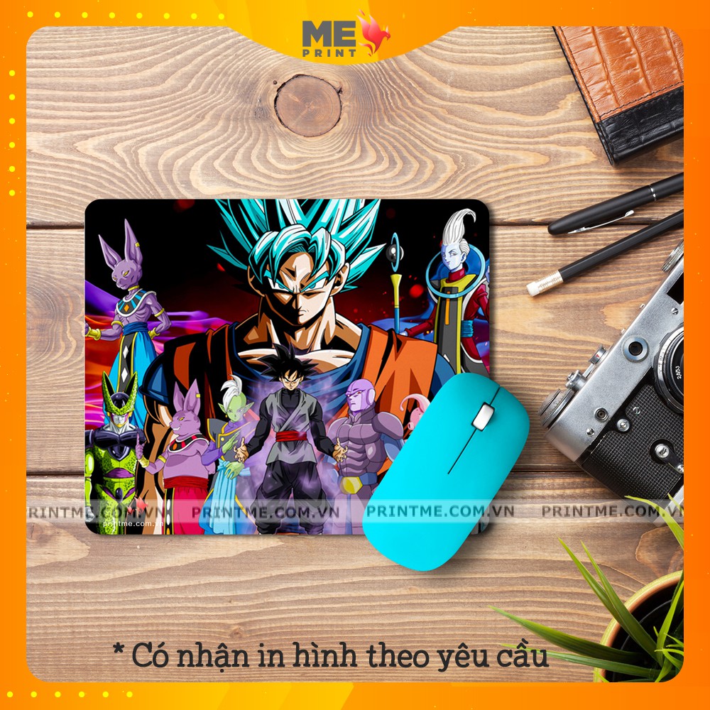 Lót chuột dragon ball, Pad chuột in theo yêu cầu đủ loại anime – game – manga giá rẻ PRINTME SHOP