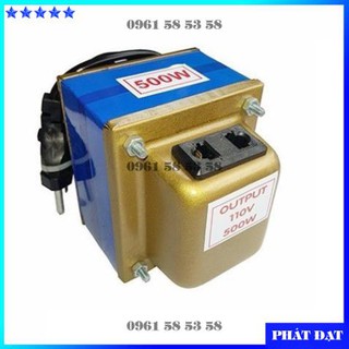 BIẾN ÁP 500W ĐỔI NGUỒN 220V RA 110V 120V 100% DÂY ĐỒNG - DSG