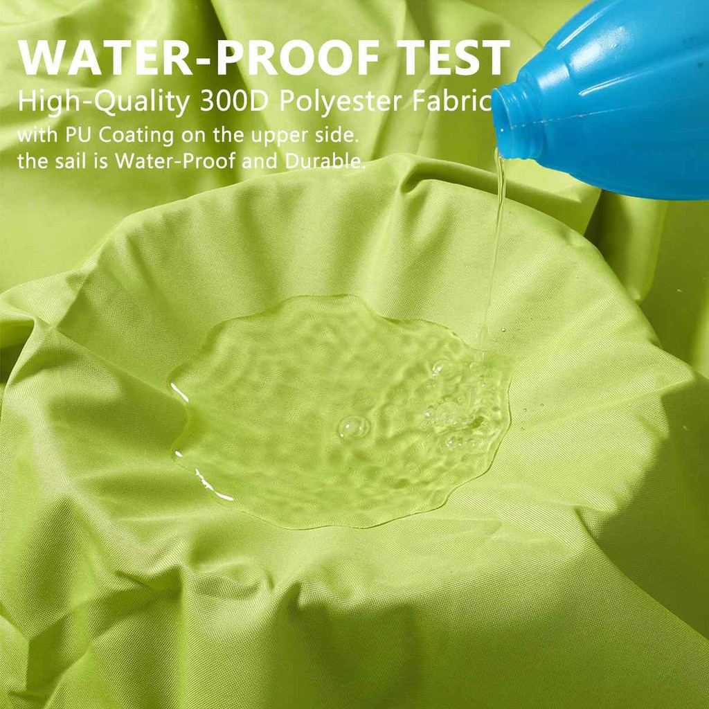 Tấm Bạt Che Nắng 98% Tia Cực Tím 420d Bằng Vải Oxford Hình Chữ Nhật / Vuông Chống Nước Chống Tia Cực Tím Cho Sân Vườn