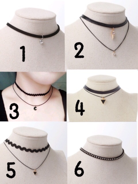 Vòng chocker nhiều mẫu