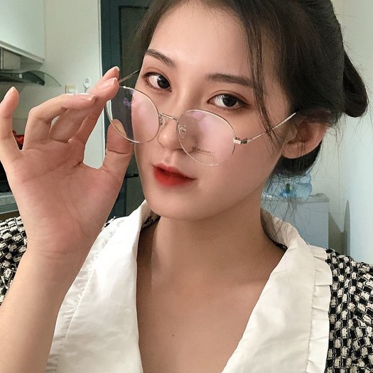 Gọng kính titanium 5201321 thời trang cao cấp nam nữ siêu nhẹ siêu bền OURESS