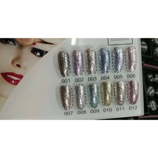 Set gel kim tuyến sơn móng tay chân 12 màu