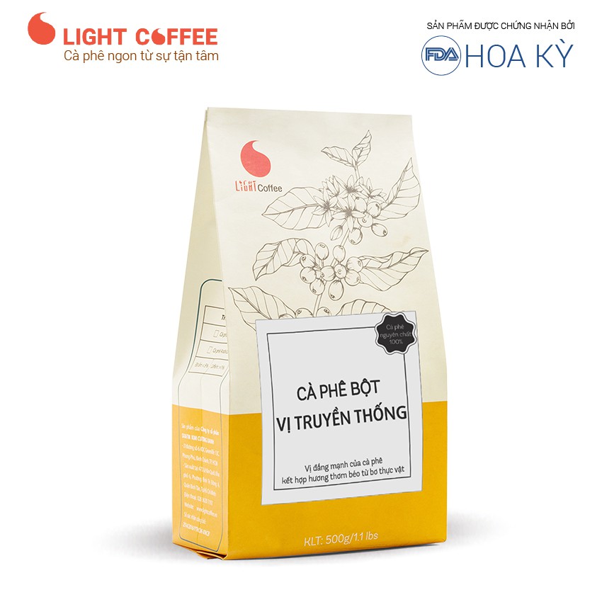 Cà phê vị bơ (truyền thống) Light Coffee - Gói 100gr