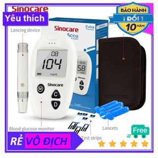 Máy đo đường huyết Sinocare Safe Accu