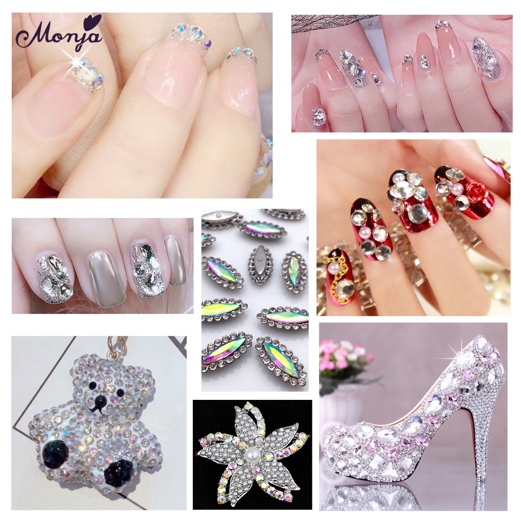 Set 4 dụng cụ làm móng nghệ thuật MONJA DIY 3D thời trang tiện lợi