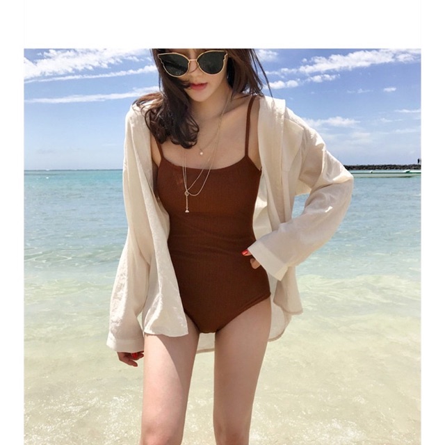 Bộ bikini đi biển cao cấp 1 mảnh basic (loại 1) | BigBuy360 - bigbuy360.vn