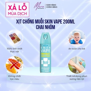 Xịt chống muỗi Skin Vape 200ml chai nhôm