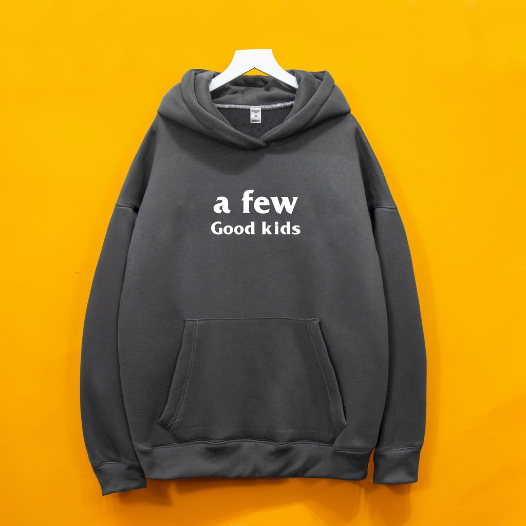 Áo nỉ hoodie A FEW Hogoto shop , Áo nỉ HOODIE unisex nam nữ form rộng oversize chất liệu Cotton