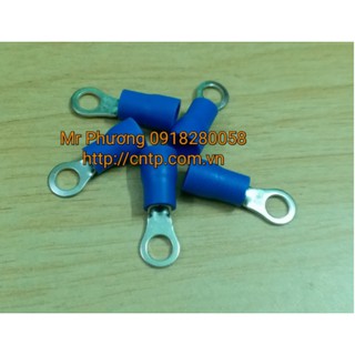 Cos tròn RV - Cos RV: 2-3, 2-4, 2-5, 2-6, 2-8, 2-10 và 2-12.  - LOẠI 1 - DÀY: BỊCH 100 cái, MÀU XANH