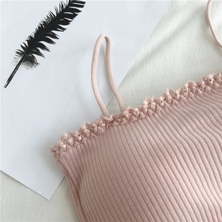 1 Áo bra 2 dây cotton tăm
