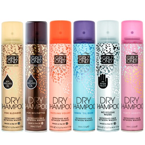 {CAM KẾT CHÍNH HÃNG} Dầu Gội Khô Girlz Only Dry Shampoo 200ml