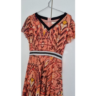 Đầm cam Elise size M