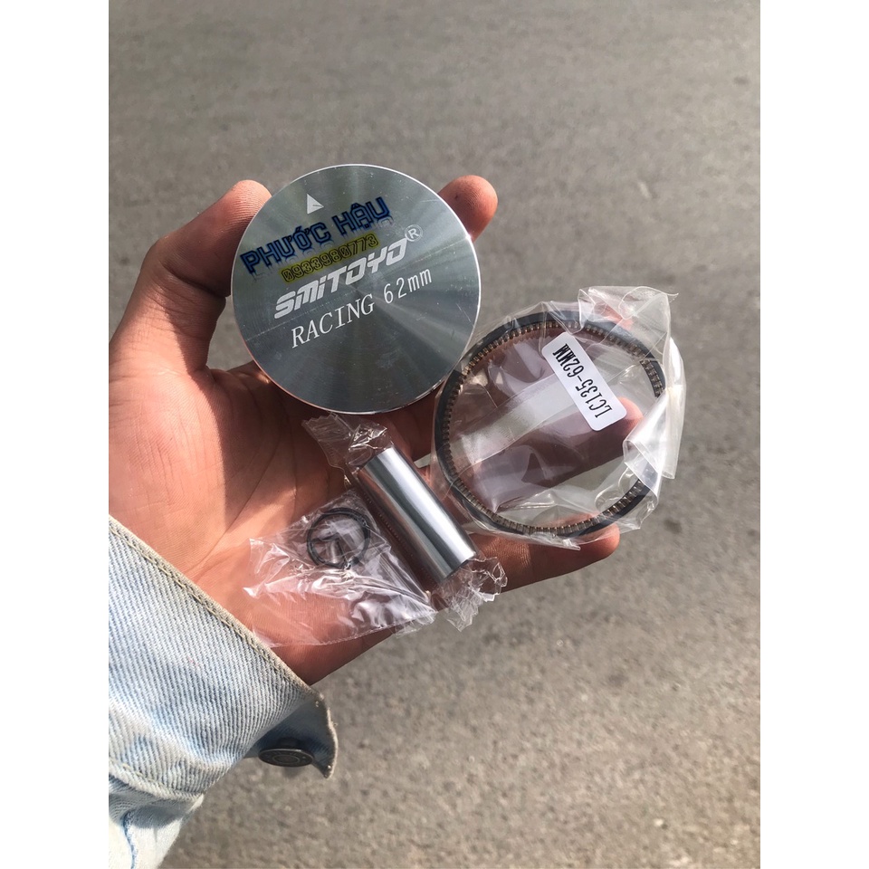 PISTON SIMITOYO 62MM CHO EXCITER ĐẦU SIÊU CAO BẰNG VỀ CHO ANH EM TỰ GIA CÔNG THEO CẤU HÌNH -HAURACING