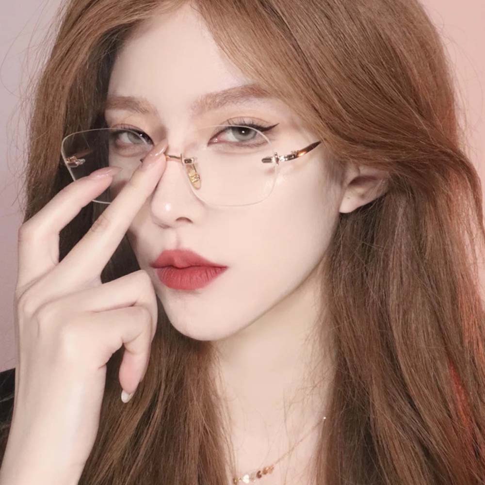 Mắt kính không viền chống ánh sáng xanh thời trang Hàn Quốc cho nam và nữ