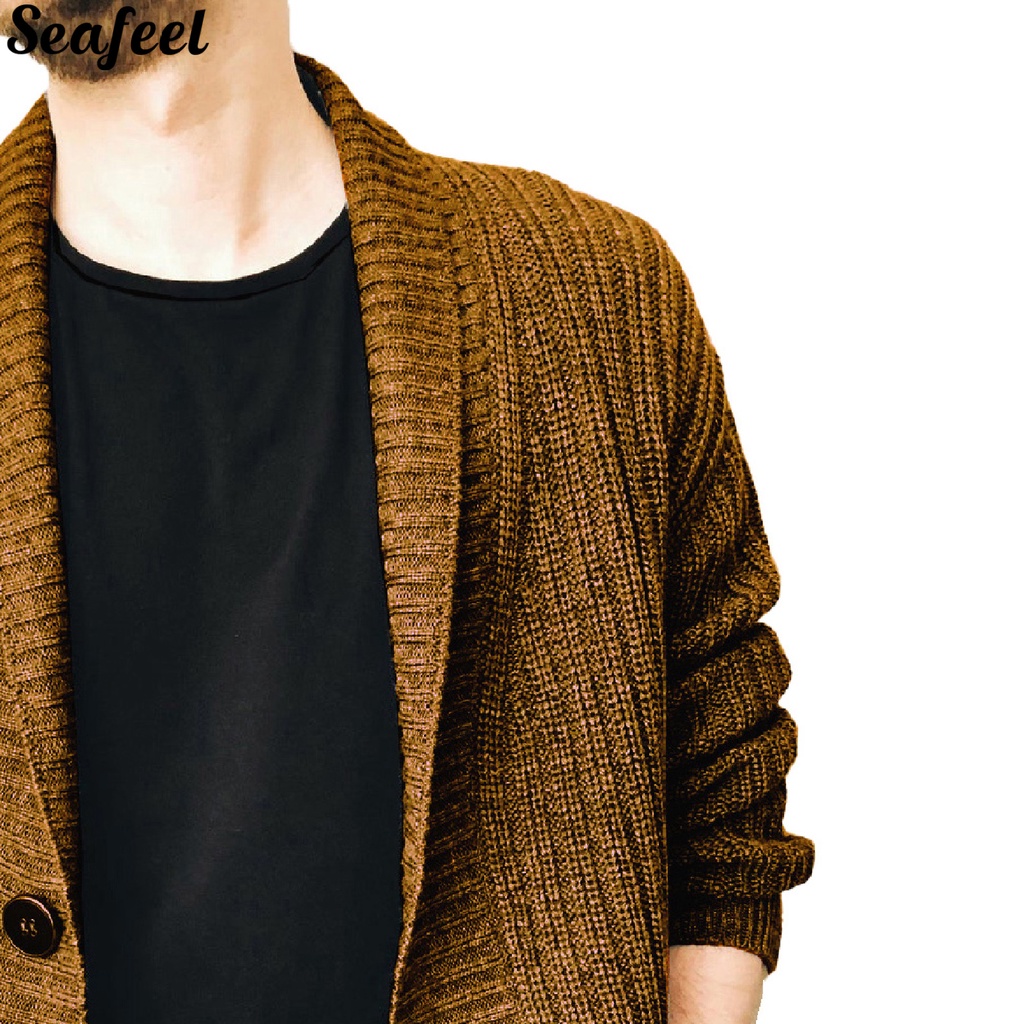 Áo khoác cardigan nam cổ V thanh lịch thời trang mùa đông