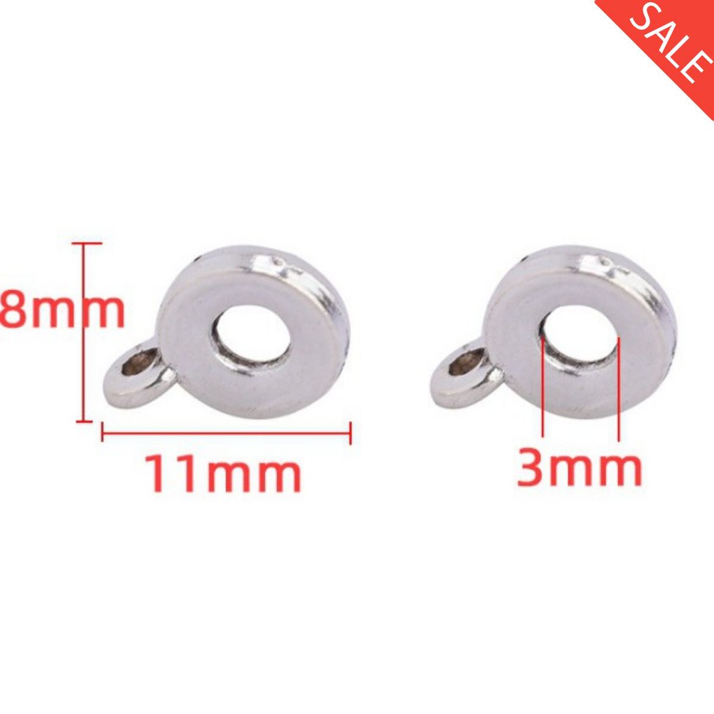 Charm lùa - xỏ ngang lõm 2 bên : 50g / 1 gói = 23k [ Charm sỉ sài gòn ]