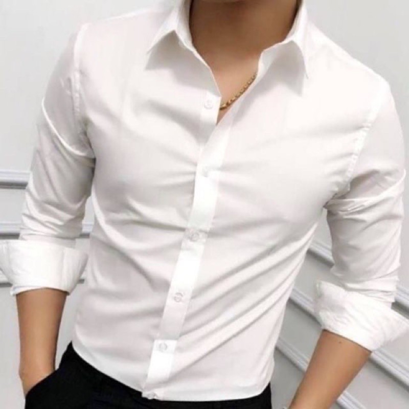 SƠMI TRẮNG ACOOLA VNXK VẢI TRƠN CHỐNG NHĂN GIÁ TẬN XƯỞNG