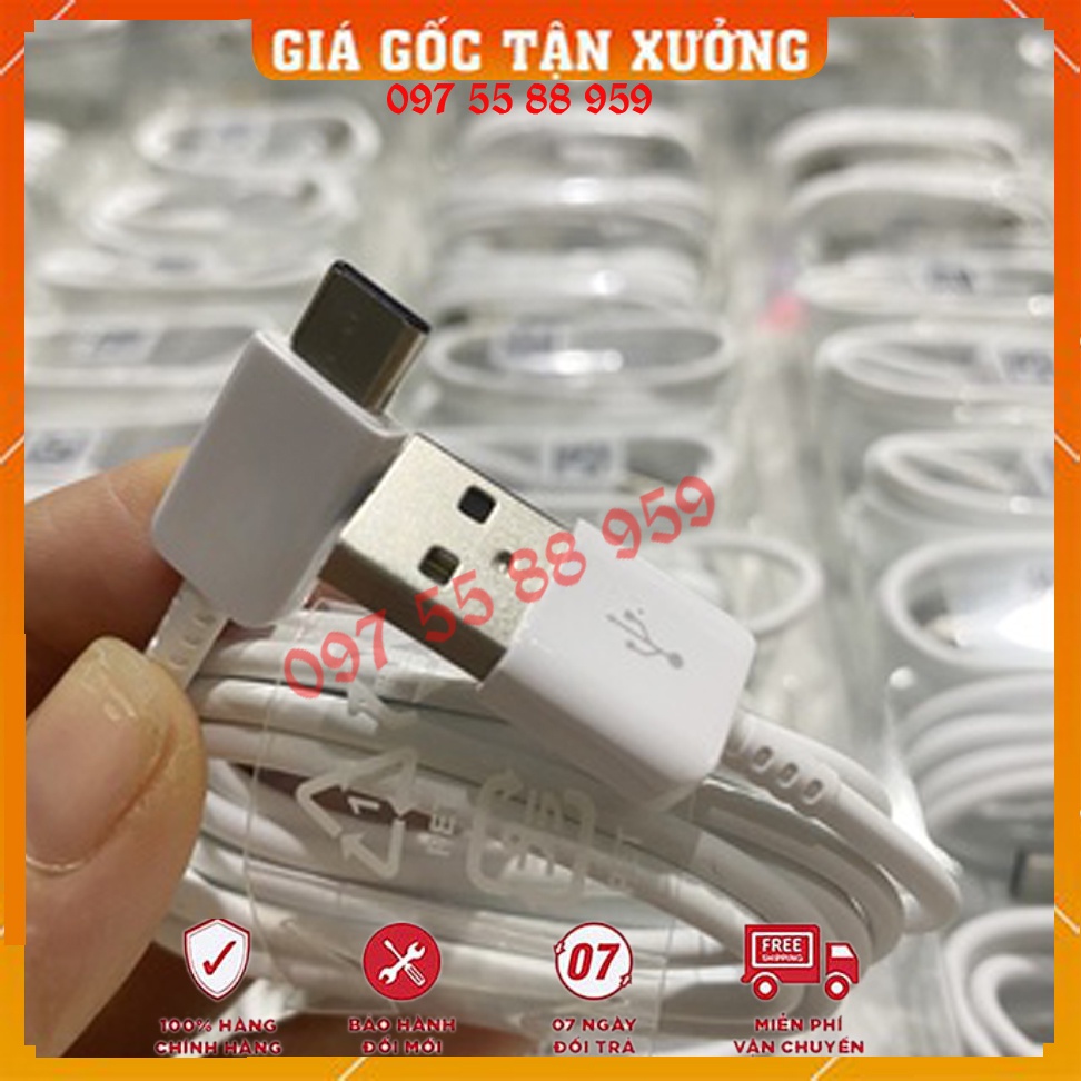 🔥Free ship🔥 Dây sạc sam sung chính hãng Type-C , Micro Usb 1m2 hỗ trợ sạc nhanh Note 9/Note 8/S9/S8/j730 Bảo hành 06 T