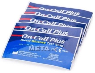 Que thử tiểu đường On Call Plus