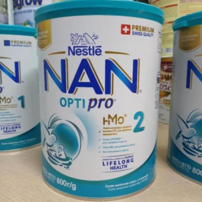 [Đóng thùng carton+Chèn xốp] Sữa Nan Nga HMO đủ số 1,2,3,4 800g Date update mới nhất