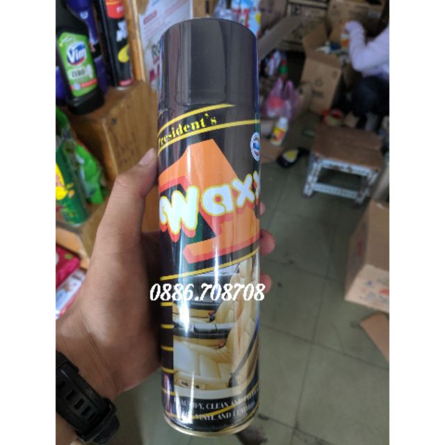 Xịt bóng nội thất xe Waxx1 thái lan 450g