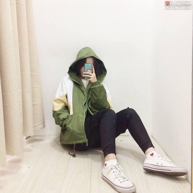 🎆𝐃𝐮̀ 𝟐 𝐋𝐨̛́𝐩🎆 BAC Áo Khoác Dù Phối Kiểu Siêu Hot (Kèm Hình, Video Quay Thật) | BigBuy360 - bigbuy360.vn