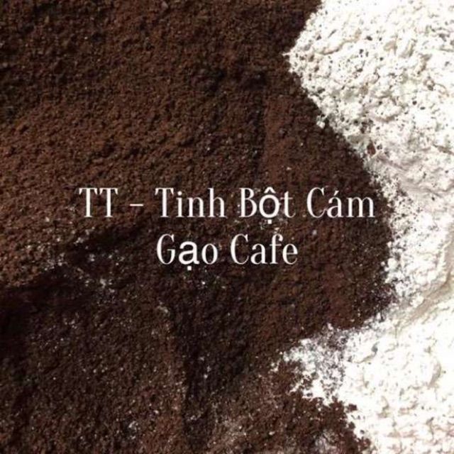 Bột cám gạo cafe tẩy da chết handmade gói 500g