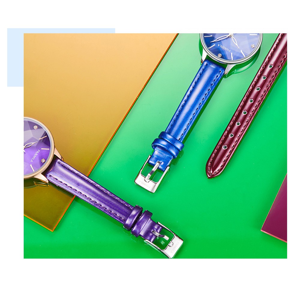 Đồng hồ nữ Panmila P0241M hàng chính hãng dây da bóng mặt 3D sang trọng | BigBuy360 - bigbuy360.vn