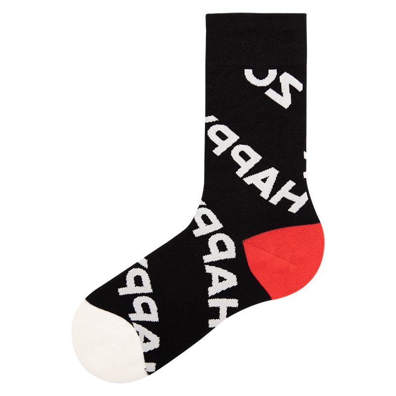 WAFNHA D468 Vớ Cotton Nguyên Chất In Hoạt Hình  Thời Trang Cho Nam Và Nữ