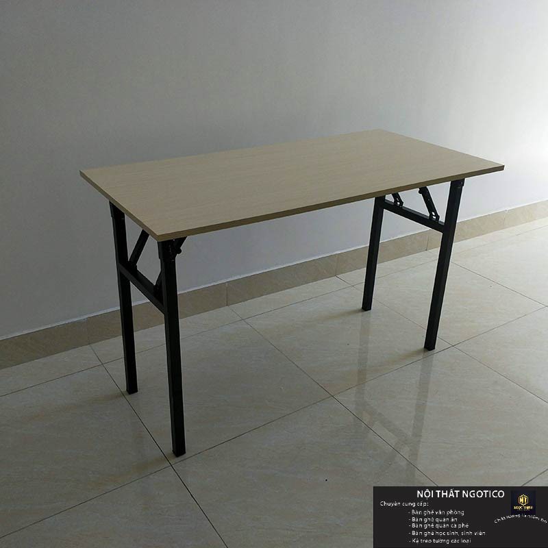 Bàn làm việc gấp gọn cực kỳ chắc chắn, dùng làm bàn học, bàn máy tính