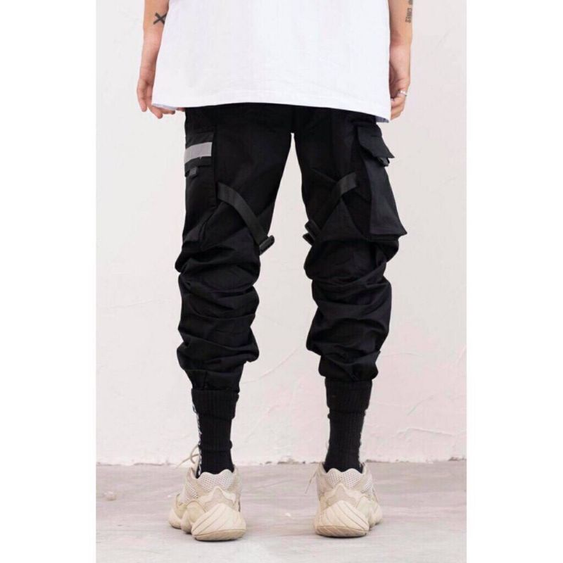 [Freeship+Video thật] Quần jogger kaki phản quang