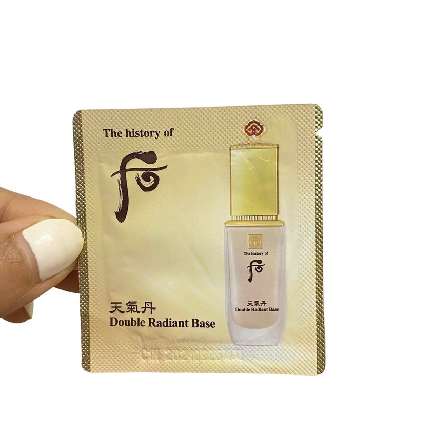 Gói sample kem lót cao cấp tái sinh da Whoo Cheongidan Double Radiant Base