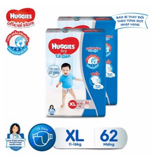 Gói Tã Dán HUGGIES  M74/L68/XL62