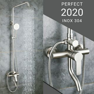 Bộ sen cây tắm đứng mas inox sus304
