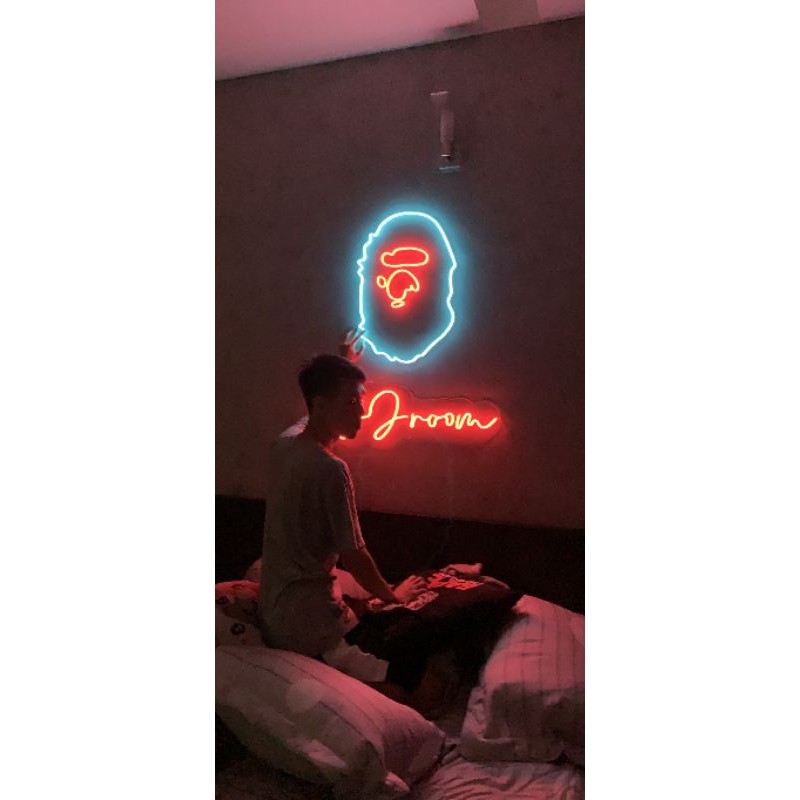 MẪU 29  Đèn Led Neon Sign uốn chữ uốn hình theo yêu cầu 20x70