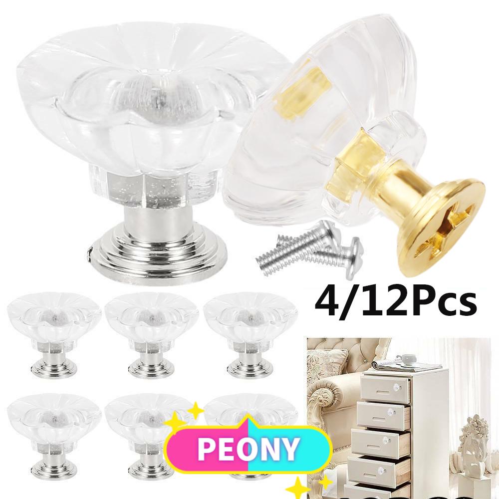 Set 4 / 12 Tay Nắm Cửa Tủ Hình Hoa Xinh Xắn