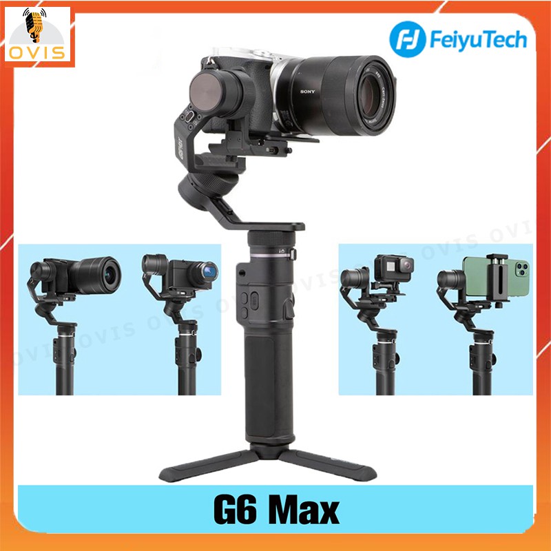Feiyu Tech G6Max - Tay Cầm Chống RungCho Máy Ảnh Cỡ Nhỏ, Gopro, Smartphone Gimbal Camera | BigBuy360 - bigbuy360.vn