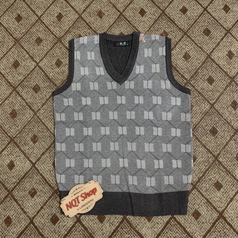 (Chát Chọn Mẫu) Áo Len Ghi Lê Gile Nam Trung Niên, Trung Tuổi Cao Cấp | BigBuy360 - bigbuy360.vn