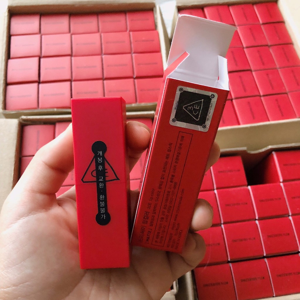 [Auth thanh lý] Son 3CE RED RECIPE MATTE LIP COLOR #215