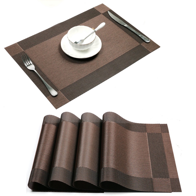 Tấm lót bàn ăn bằng PVC chống trượt tiện dụng