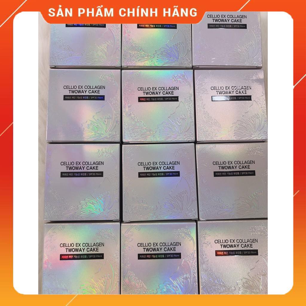 Phấn Phủ Cellio + Tặng Kèm Một Lõi Phấn