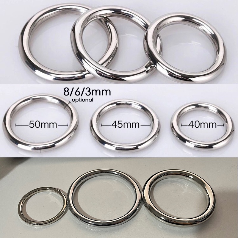 Vòng Nhẫn Bằng Hợp Kim Kẽm Cứng Chống Rỉ Sét Phụ Kiện Cho Đồ Da /Phụ Kiện Túi/ Túi Xách Thú Cưng
