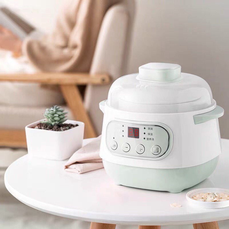 Nồi Nấu Cháo Chậm Seka Chính Hãng- Nồi Hầm, Cách Thủy Seka Hẹn Giờ Thông Minh Dung Tích 1L , 2L (SP200306-SP200309)