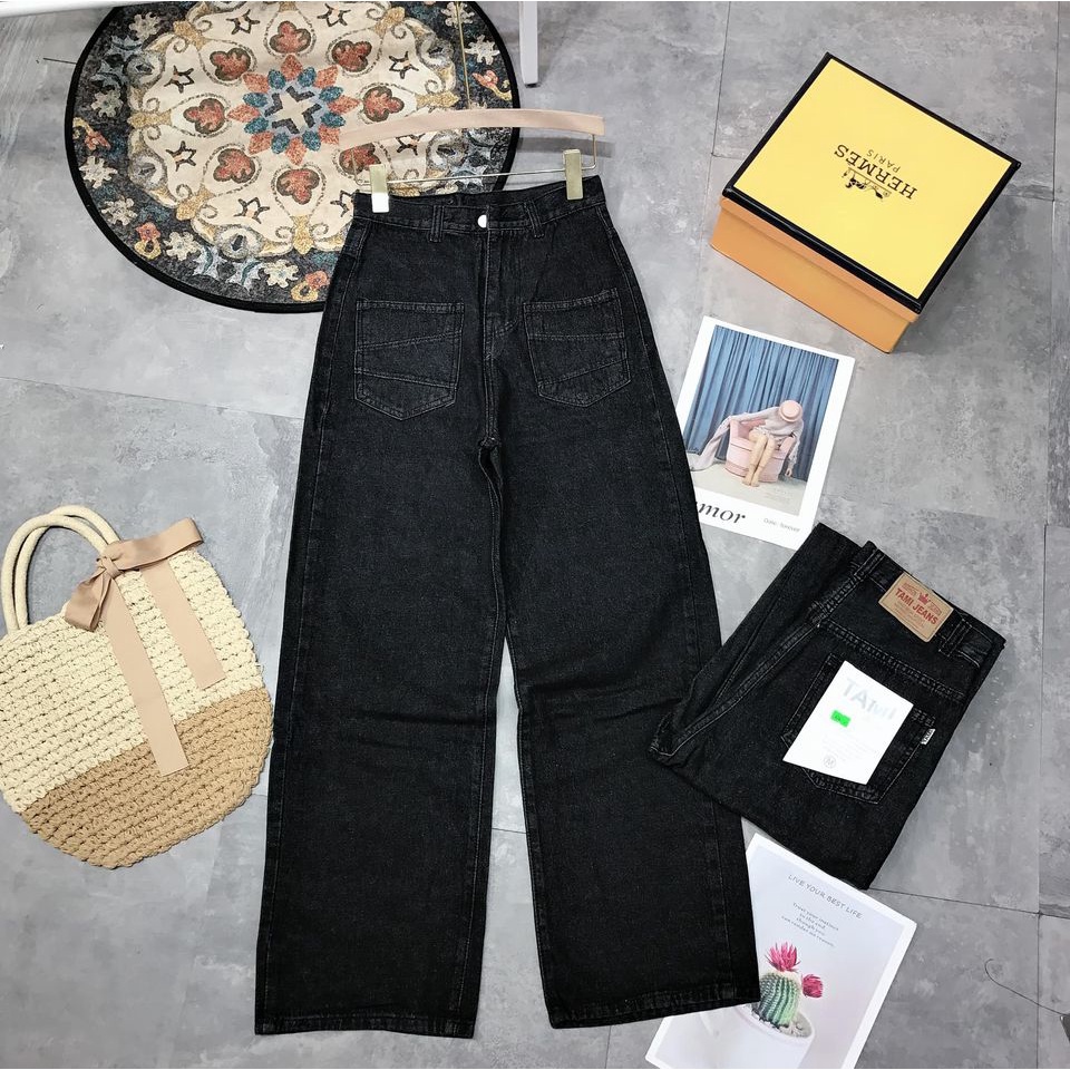 QUẦN JEANS ỐNG RỘNG 3 màu mã 456(Kèm ảnh thật)