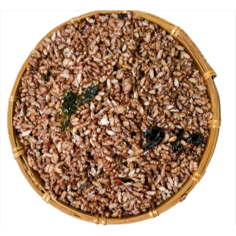 Cốm gạo lứt rong biển loại ngon giảm cân túi 500g