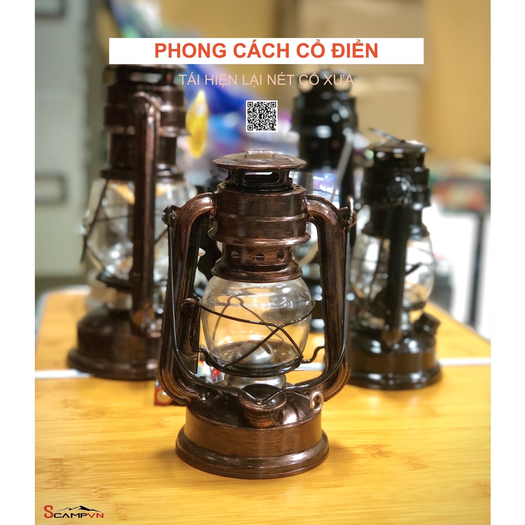 Đèn bão dầu cổ điển cắm trại dã ngoại du lịch | BigBuy360 - bigbuy360.vn